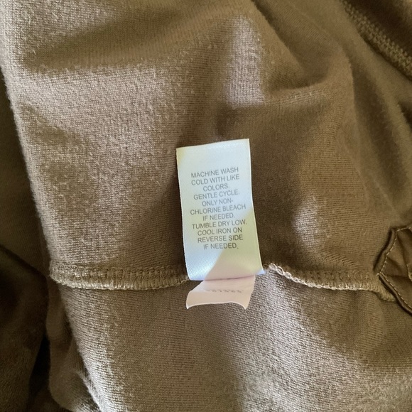 Pure Jill 2 Piece Plush Lounge Legging Top Set Size XL Brown - Picture 5 of 12